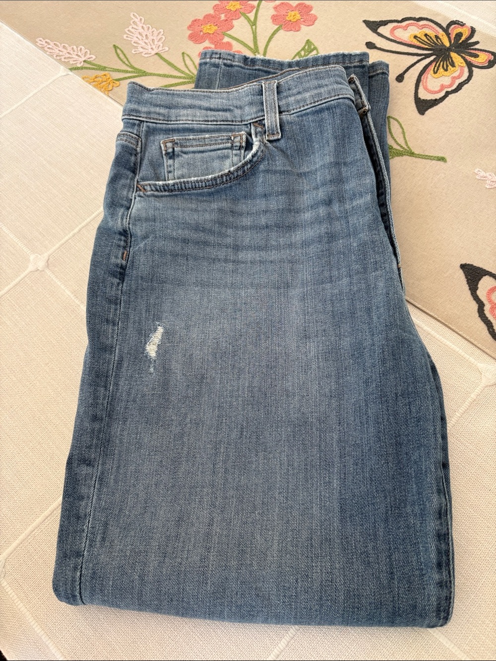 Joe's Jeans Women's Straight Leg Medium Blue Denim Size 31